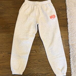 White Fox Sweats- Size M